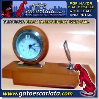 Lee el articulo completo RELOJ DE ESCRITORIO 12X20 CENTIMETROS