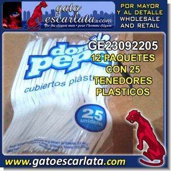 Lee el articulo completo TENEDORES PLASTICOS DESECHABLES MARCA DON PEPE - 12 PAQUETES CON 25 TENEDORES CADA UNO