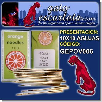 Read full article NEEDLES FOR SEWING MACHINE BRAND ORANGE NEEDLES - BOX OF 10 ENVELOPES WITH 10 NEEDLES EACH