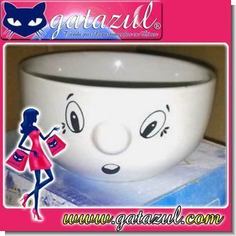 Read full article WHITE BOWL WITH FACE 15 CENTIMETER DIAMETER