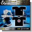 SIGN24060604: Screen Printing on Shirts and Uniforms Double Sided with Text Staff Shirt with Logos on the Back and Chest Commercial Stationery for Diving School brand Softmania Ads Dimensions 5.5x8.7 Inches