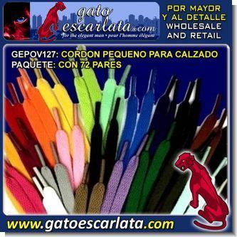 Lee el articulo completo CORDON PEQUENO PARA CALZADO - PAQUETE CON 72 PARES