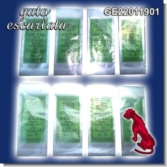 Lee el articulo completo AGUJAS BEST REGAL NIQUELADA NUMERO 5 - 5 PAQUETES DE 20 UNIDADES CADA UNO