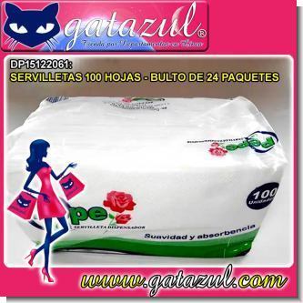 Read full article NAPKINS 100 SHEETS - PACK OF 24 PACKAGES