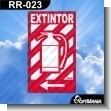RR-023: Rotulo Prefabricado - Extintor Version 02