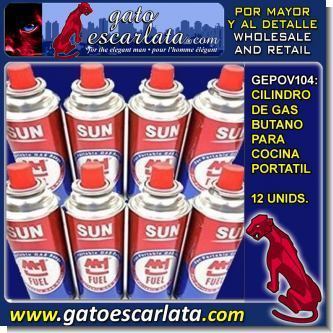 Lee el articulo completo CILINDRO DE GAS BUTANO PARA COCINA PORTATIL - 12 UNIDADES