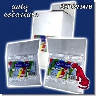 Lee el articulo completo GEL FIJADOR PARA EL CABELLO MARCA PLASTIHAIR - 24 BURBUJAS DE 20 GRAMOS