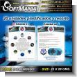 SIGN24060601: Promotional Cardboard Flyer Full Color Printing Double Sided with Text Diving Course Description Commercial Stationery for Diving School brand Softmania Ads Dimensions 8.7x11 Inches